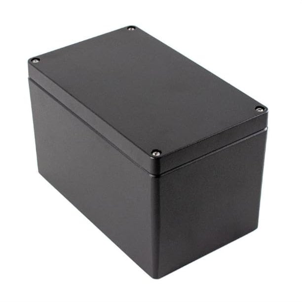 1590Z163BK,Enclosures, Boxes, & Cases 1590Z163 Painted Black Texture