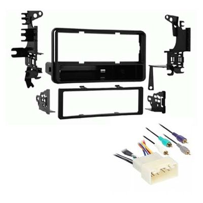Single DIN Car Stereo Installation Kit Compatible with Toyota Celica 2000, 2001, 2002, 2003, 2004 and 2005 for Factory Amplified Models