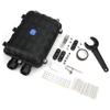 CYTGOUPER Fiber Optic Splice Enclosure,1 in 1 Out Fiber Termination Kit with 4-Layer Adjustable Splice Box, 24 Core Capacity for Aerial/Pipeline/Direct Burial Fiber Cable Connection view 4