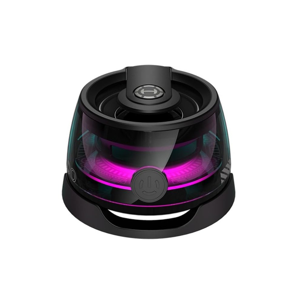 MVUYO Portable Magnetic Small Speaker for Sports Outdoor Camping Heavy Bass Desktop Mini Speaker