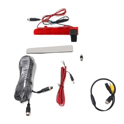 Car High Level Brake Light Backup Camera Red & Black Plastic Car Accessories Compatible with VW Transporter T5 & T6