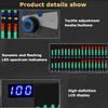 Digital Graphic Equalizer, Dual Channel 31-Band Stereo Equalizer with LED Spectrum Lamp for Home Audio, 10 Preset Effects, Low/Mid/Treble Independent Adjustment view 3