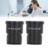 2Pcs 10X Microscope Eyepiece, Aluminum Alloy Wide Angle, 22mm Eye Point, 30mm Mounting Size, High Clarity Optical Lens for Biological Observation view 4