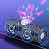 MVUYO Portable Card Insertion Speaker Colorful Light Outdoor Mini Speaker Home Subwoofer view 3