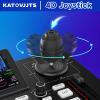 KATOVJJTS Video Mixer Switcher with PTZ Camera Controller, 5.5" LCD Screen Preview, 4-Channel HDMI Live Streaming Switcher with 4D Joystick, 1080p 60FPS Video Recording (Does not Support 4K) view 3