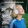Bluetooth Headphones Over Ear, 5.3 Wireless Bluetooth Headphones,20H Playtime,Microphone,Foldable Lightweight Headset,HiFi Stereo Sound,90% Rotation Stretchable for Phone/PC/Travel(Blue) view 2