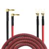 CHMIFTNX High-Fidelity Speaker Cable with Banana to Spade for Home Theater Amplifier Audio Cable Gold Plated OFC(Red 2B L-2Y Type,10m) view 1