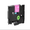 12mm Laminated Matte Label Tape in White On Berry Pink 1PK Compatible with TZE-MQP35 TZ-MQG35 M31 Compatible with Models PT-P750W P700(White on Berry Pink) view 1