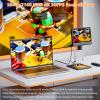 GLG208SE 4K 30FPS HDMI Digital Microscope 1500X with Microphone for Electronics Repair, 10.1" Dual Screen Display, 3840P UHD Video Audio for PCB Soldering, Coin Microscope Full View for Error Coins view 3