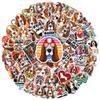 100pcs Basset Hound Stickers, Hound Dog Sticker Waterproof Decals for Water Bottles Laptop Luggage Computer Scrapbooking Teens Adults Girls Kids Funny Party Birthday Decorations view 1
