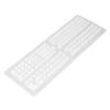 AYNEFY Russian Keyboard Keycaps Set Ergonomic Matte White Replacement Keycaps for Mechanical Keyboards (104-Key Layout, Compatible with Switches) view 1