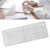 AYNEFY Russian Keyboard Keycaps Set Ergonomic Matte White Replacement Keycaps for Mechanical Keyboards (104-Key Layout, Compatible with Switches) view 4