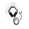 CONGARTENO 1pc Wired Headset Microphone for Gaming Luminous Headphones Skin-Friendly Earmuffs for Gamers Families view 2