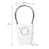 120dB Touch Sensor Door Handle Alarm Anti Theft Vibration Window Burglar Alert Home Security view 2