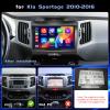 4+64G Android 15 Car Stereo for Kia Sportage 2010-2016,9 inch IPS 1280 * 720 Touch Screen Radio Wireless Apple Carplay Android Auto DSP 5G WiFi Bluetooth GPS FM RDS+Free AHD Backup Camera view 2