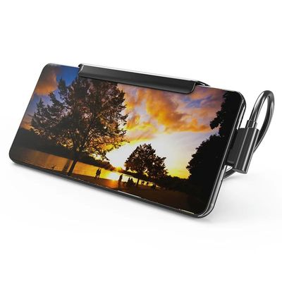 for USB C HUB 3.0 87W PD HDMI-Compatible Converter Type C 90 Degree Multifunctional Side Clip Adapter for Book Pro
