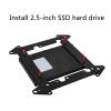 12cm Fan Hard Bracket Multilayer Stacking Metal Bracket for 12cm Fan Slot and 3.5Inch Hard Drives PC Storage Expansion view 4