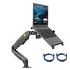 ADPVRLUQ 2 in 1 F80 + FP-2 for 17-30 inch Monitor + 10 inch -17 inch Laptop Desktop Stand Notebook(with 2pc USB3) view 1