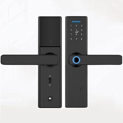 PNAWLLCF Fingerprint Door Lock App Code Card Key Touch Screen Smart Door Lock Security Digital Electronic Lock(22 160)