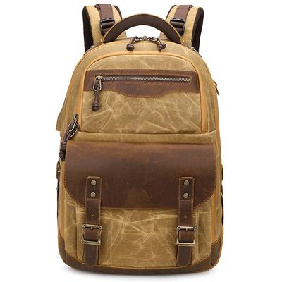 ZUIAI Shoulder Computer Camera Outside Travel Storage Digital Bag Retro SLR Camera Bag Canvas