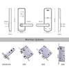PNAWLLCF Electronic Door Lock Fingerprint Lock with Smart Touch Screen Lock Digital Safe Code Keypad Deadbolt for Home Hotel(50mm) view 2