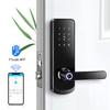 PNAWLLCF Electronic Door Lock Fingerprint Lock with Smart Touch Screen Lock Digital Safe Code Keypad Deadbolt for Home Hotel(50mm) view 4