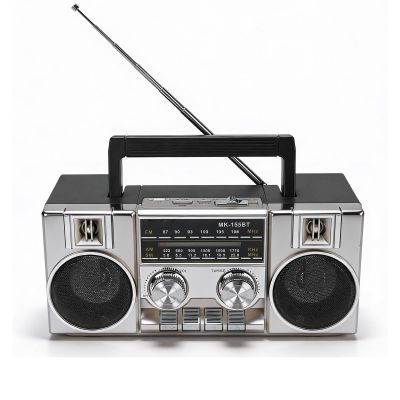 Zunate Full Band Portable Shortwave Radio, AM FM SW LW World Band Radio, Retro Vintage Bluetooth Speaker, Small Radios Portable AM FM SW, Long Telescopic Antenna for Home Kitchen
