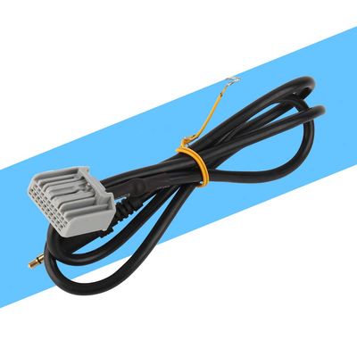 AUX Gray Terminal Cable Adapter Fit for CRV 2006-2013, Wire Rod for GPSIPAD, No Modification Needed, Ideal for Car Stereo Connection