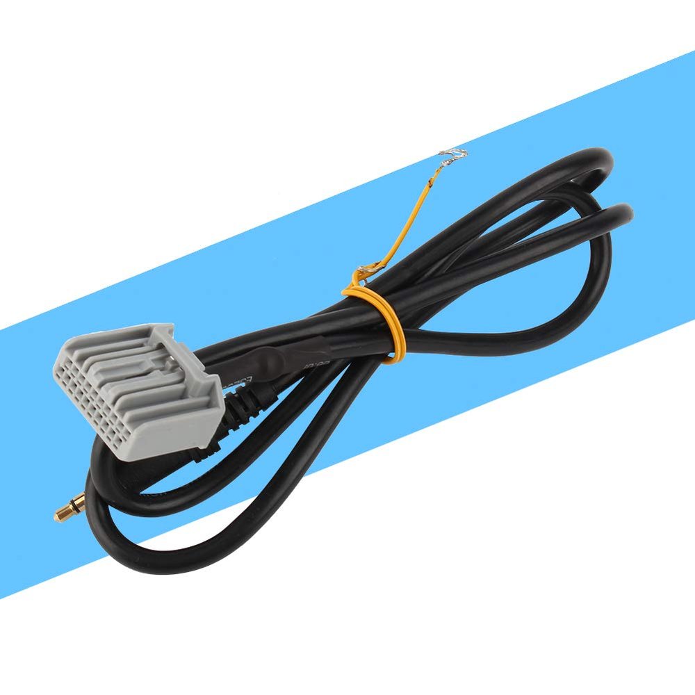 AUX Gray Terminal Cable Adapter Fit for CRV 2006-2013, Wire Rod for GPSIPAD, No Modification Needed, Ideal for Car Stereo Connection