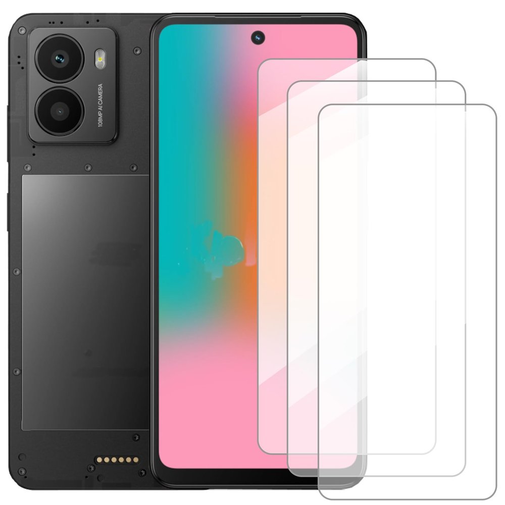 Damolong Screen Protector Compatible with HMD Fusion X1(6.56 Inch) [3 Pack] Glass Screen Protector Suitable for HMD Fusion X1, Tempered Glass Protective Film