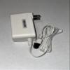12V 2A Power Adapter, AC/DC Power Supply Cord, White view 3