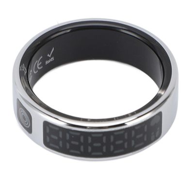 Smart Ring, Fitness Tracker with Display Screen, IP68 Water Proof, Remote Photography, Multiple Sports Modes Health Tracker Activity Tracker Page Turner, for Men Women (#8)