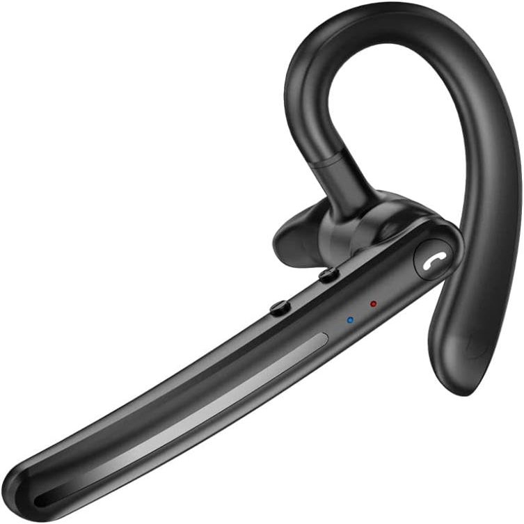 Wireless Earphone Ear-Hook Headphone Boom Mic Compatible with Nothing Phone 1/2/2A/2A Plus, Handsfree Single Headset Over The Ear Earbud