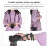 AYNEFY Nylon Camera Strap, 100cm Climbing Rope with Elastic Section, for SLR DSLR Mirrorless Cameras, Black Green Brown (Black) view 2