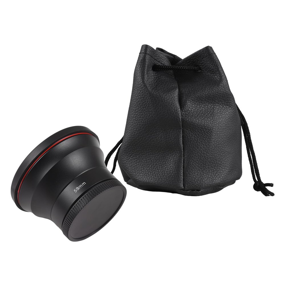 0. Wide Angle Lens with Detachable Macro Lens for DSLR Camera, Aluminum Alloy Camera Lens Replacement for 70D 77D 80D 1100D 700D 650D 600D 550D 300D 100D Rebel T7 T7i T6i T6s