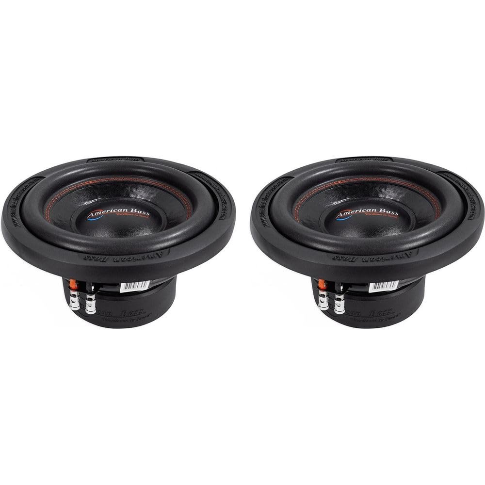 Audiosavings Bundle: (2) XD-1022 900W 10" Car Subwoofers, Dual 2-Ohm, 2.5" Voice Coil, 120 Oz Magnet, Tighter Bass, 450W RMS, 900W Peak Power, Ported or Sealed Enclosure Options