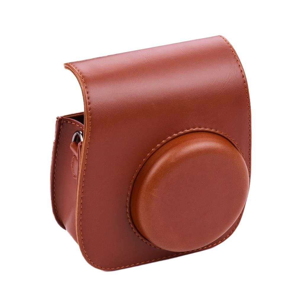 AYNEFY Mini 11 Camera Bag, PU Leather Case with Adjustable Shoulder Strap, Dust, Fingerprints, Scratches, Take Photos Without Removing, Lightweight, Water, Compatible with Mini 11,