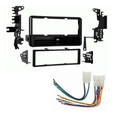 Single DIN Car Stereo Installation Kit Compatible with Toyota Celica 2000, 2001, 2002, 2003, 2004 and 2005 - Non Amplified Models