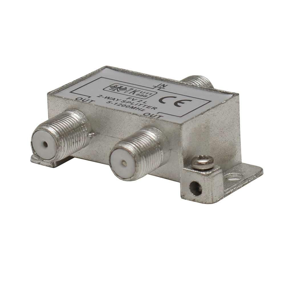 Boat 2-Way AV Splitter V9147 | Aviara Silver Aluminum
