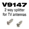 Boat 2-Way AV Splitter V9147 | Aviara Silver Aluminum view 4