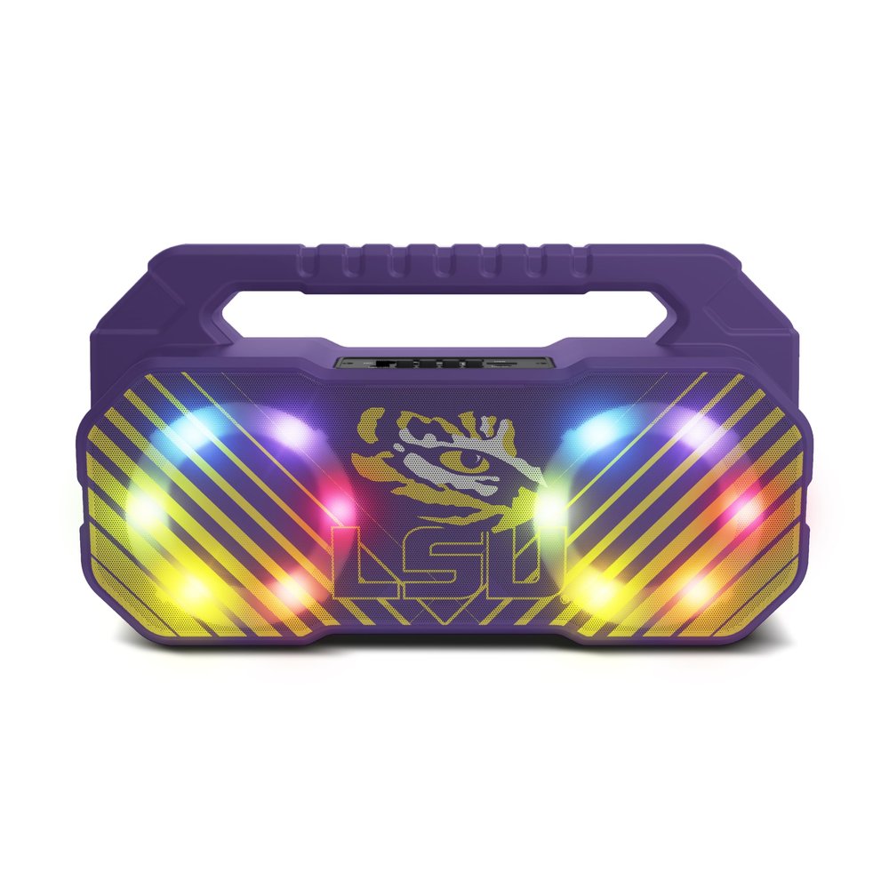 SOAR NCAA Wireless Boombox Speaker, LSU Tigers