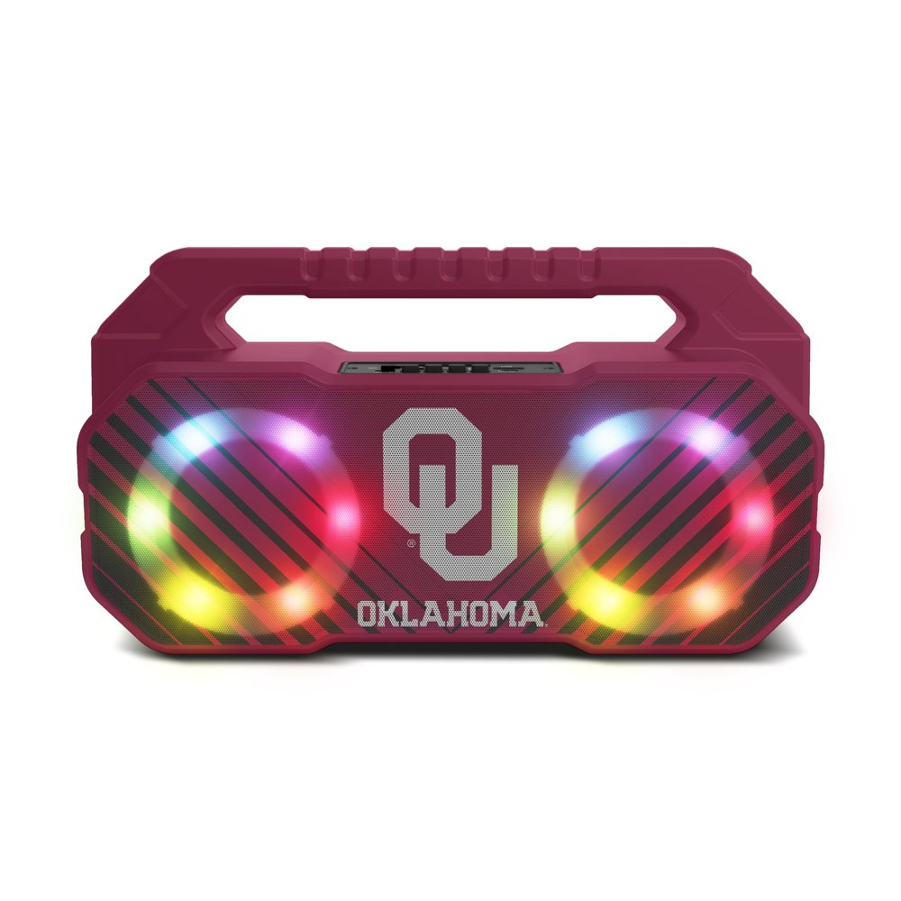 SOAR NCAA Wireless Boombox Speaker, Oklahoma Sooners
