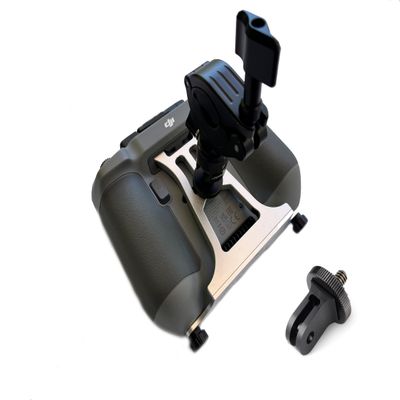 Bicycle, Motorcycle Mount DJI RC 2 Controller (not RC or RC Pro) for Mini 4/5 Pro & Air 3/3S, Neo Incl 1/4-20 male to GoPro adapter & Handlebar Mount 360 Rotation 1/4-20 Ball w Locking Clamp-RC2PAK2A