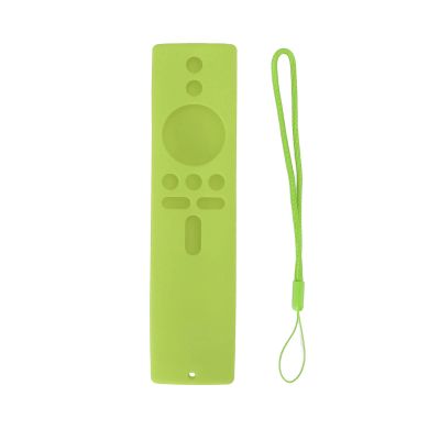 Grcfumo Anti Slip Remote Control Cover, Silicone Remote Control Cover, Back Convex Anti Slip Control Cover, Shockproof TV Stick Case for Protect (Luminous Green)
