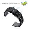 AEHON For Gear S3 Frontier/Classic Band Galaxy Watch 46mm, 22mm Soft Silicone Replacement Band For Gear S3 Frontier/S3 Classic/Galaxy Watch 3 45mm/Ticwatch Pro S2/E2(Blackgray) view 3