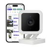 WyzeCam Cam v3 Security Camera for Pets, Indoor/Outdoor Home Security Camera with 1080p Color Night Vision Motion & Sound Detection, Compatible with Alexa & Google, White, 1-Pack view 1