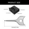 jiingekk USB Port Blockers, 2pcs/10pcs USB Port Blockers Secure Data Protections for PC, Laptop, Notebook with and Resistant Designs - Black - 2 pieces 1 tool view 4