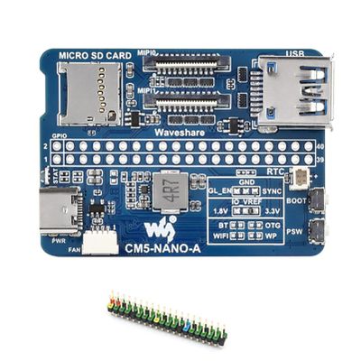 CM5-NANO-A Nano Base Board for Raspberry Pi Compute Module 5 | Compact CM5-Compatible GPIO, USB 3.2, MIPI Interfaces | Evaluation & Integration Board for CM5 Lite/eMMC