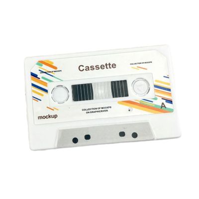 jiingekk Cassette Tape, Voice Cassettes Tape 30/60/300 Seconds Message Recorder Customizable Sound Greeting Card for Couple - 300s White