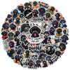 64pcs Black Labradoodle Stickers - Black Poodle Sticker Waterproof Decals for Water Bottles Laptop Luggage Computer Scrapbooking Teens Adults Girls Kids Funny Party Birthday Decorations view 1